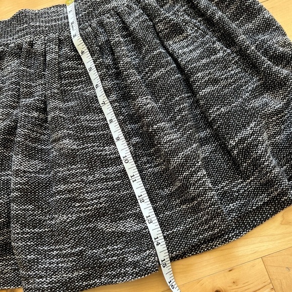 Free People Holly Go Lightly Black and white tweed pull on mini skirt size XS - Picture 8 of 11